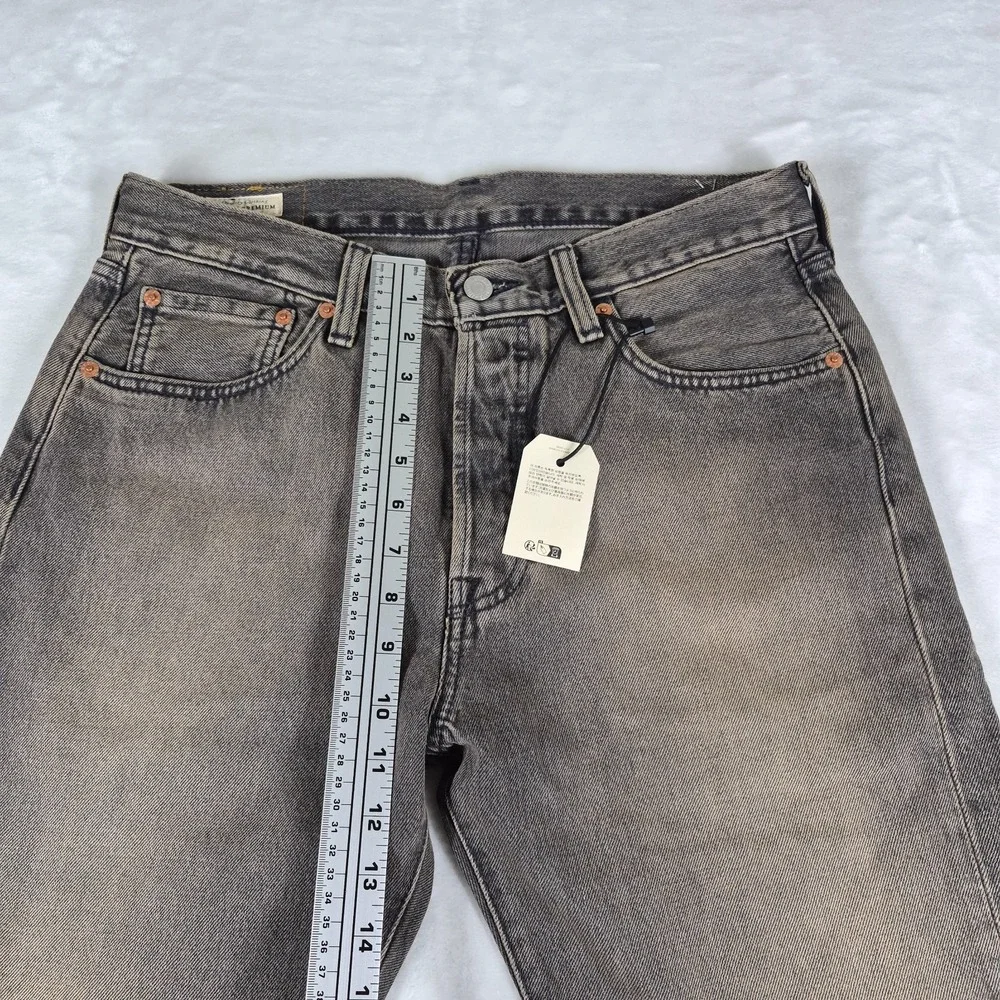 Levi's Premium 501 Jeans Men's 32x32 Brown Big E Straight Leg‎ Button Fly NWT